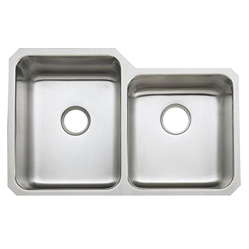 KOHLER K-3177-NA Undertone Large/Medium Undercounter Kitchen Sink, Stainless Steel