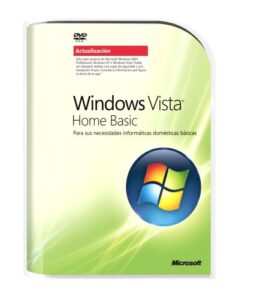 microsoft windows vista home basic spanish upgrade [dvd] [old version]