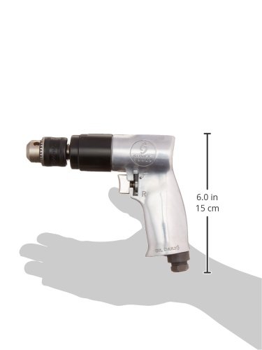 Sunex 223 3/8-Inch Reversible Air Drill with Geared Chuck