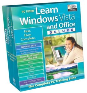 pc tutor learn windows vista & office 2007 - deluxe
