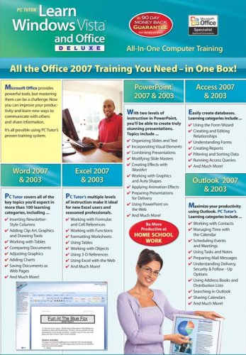 Pc Tutor Learn Windows Vista & Office 2007 - Deluxe