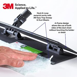 3M Easy Trap II Holder Flip Holder for 3M Easy Trap Duster Sweep and Dust Sheets, 35” Hook and Loop, Dust Remover Sweeper Mop Head, For Gyms, Bathrooms, Commercial Floors, 55936