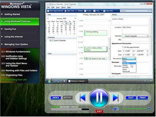 Learn Windows Vista Today