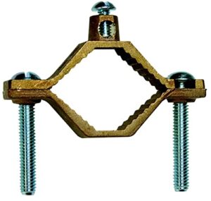 sigma electric proconnex 41311 ground clamp 1-1/4 to 2-inch, 1-pack, bronze