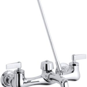 KOHLER K-8907-CP Kinlock Service Sink Faucet, Polished Chrome