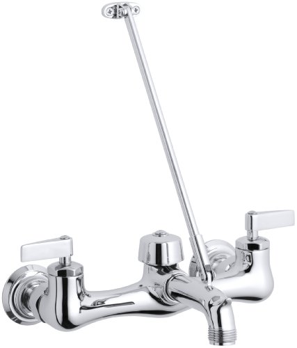 KOHLER K-8907-CP Kinlock Service Sink Faucet, Polished Chrome