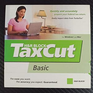 h & r block tax cut basic 2006