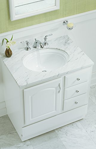 KOHLER K-2336-0 Devonshire Undercounter Bathroom Sink, White