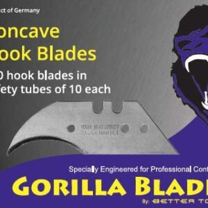 Better Tools - 2-Notch German Concave Hook Blade (100/box)