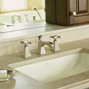 KOHLER 2215-0 Ladena Rectangular undermount Bathroom Sink with Curved Bottom, 23-1/4" W x 16-1/4" L, White