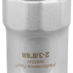 Performance Tool W83241 1/2 Drive Rounded Lock Nut Socket, 2-3/8-Inch Used on Ford Explorer, Ranger and Bronco II with Automatic Hubs