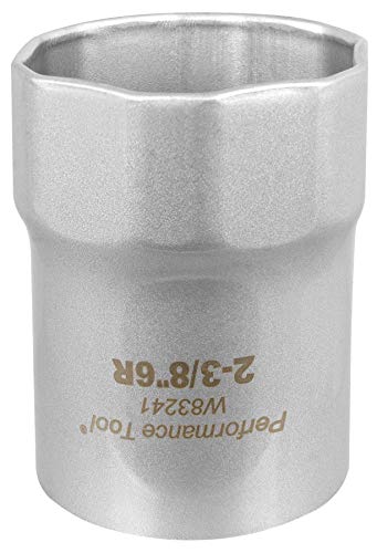 Performance Tool W83241 1/2 Drive Rounded Lock Nut Socket, 2-3/8-Inch Used on Ford Explorer, Ranger and Bronco II with Automatic Hubs