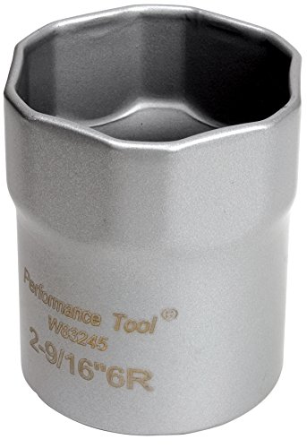 Performance Tool W83245 1/2 Drive Rounded Lock Nut Socket, 2-9/16" Used on Dodge trucks with Dana 60 manual hubs