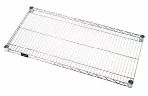 quantum storage systems 1848c-1 extra wire shelf for 18' deep wire shelving unit, chrome finish, 800 lb. load capacity, 1' h x 48' w x 18' d