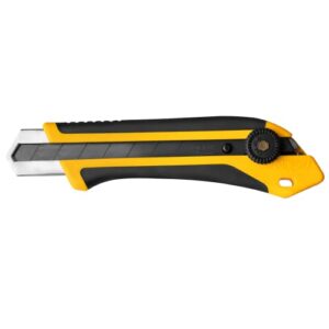 OLFA 25mm Extra Heavy-Duty Utility Knife (XH-1) - Multi-Purpose Custom Cutting Depth Utility Knife w/ Reinforced Fiberglass Handle & Snap-Off Blade, Replacement Blades: Any OLFA 25mm Blade