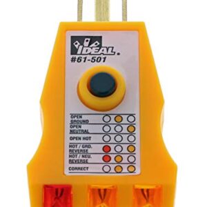 IDEAL INDUSTRIES INC. 61-501 Receptacle Tester with GFCI