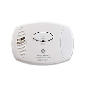 first alert co605 plug-in carbon monoxide detector with battery backup , white