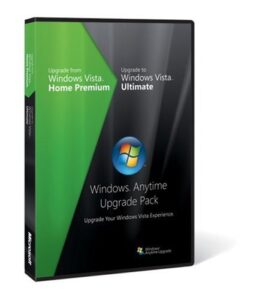 microsoft windows vista anytime upgrade pack [home premium to ultimate] [old version]