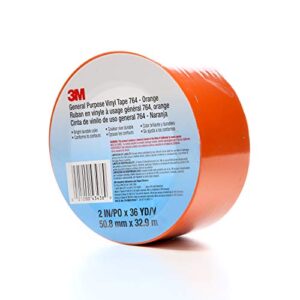 3M 70006409562 General Purpose Vinyl Tape 764, Color Coding (6 Rolls per Pack), 6 Pack, Multicolor