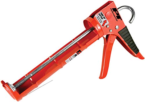 Performance Tool W54250 Ratcheting Caulk Gun with Built-In Nozzle Cutter for Easy Material Application