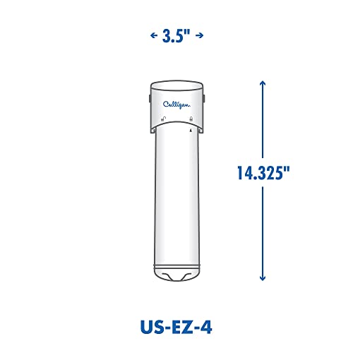 Culligan US Change Sink Drinking Water System with Dedicated Faucet and Premium Filter, EZ-4 (Best Filtration), Chrome