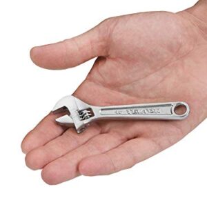 TEKTON 4 Inch Adjustable Wrench | 23001