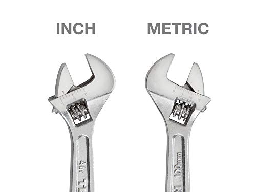 TEKTON 4 Inch Adjustable Wrench | 23001