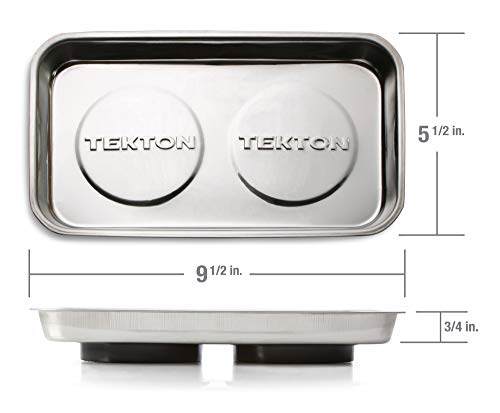 TEKTON 9-1/2 Inch Rectangle Magnetic Parts Tray | 1903