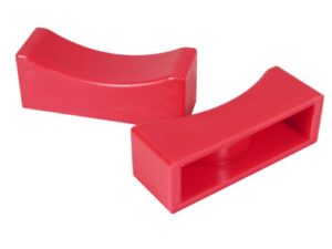 prothane 191412 red jack stand pads fits up to 1.5 x 4.5 inch heads