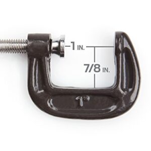 TEKTON Malleable Iron C-Clamp | 4009, Black, 1 Inch