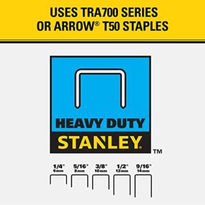 STANLEY Stapler Gun, Heavy Duty, Steel, 1/4-Inch to 9/16-Inch (TR110)