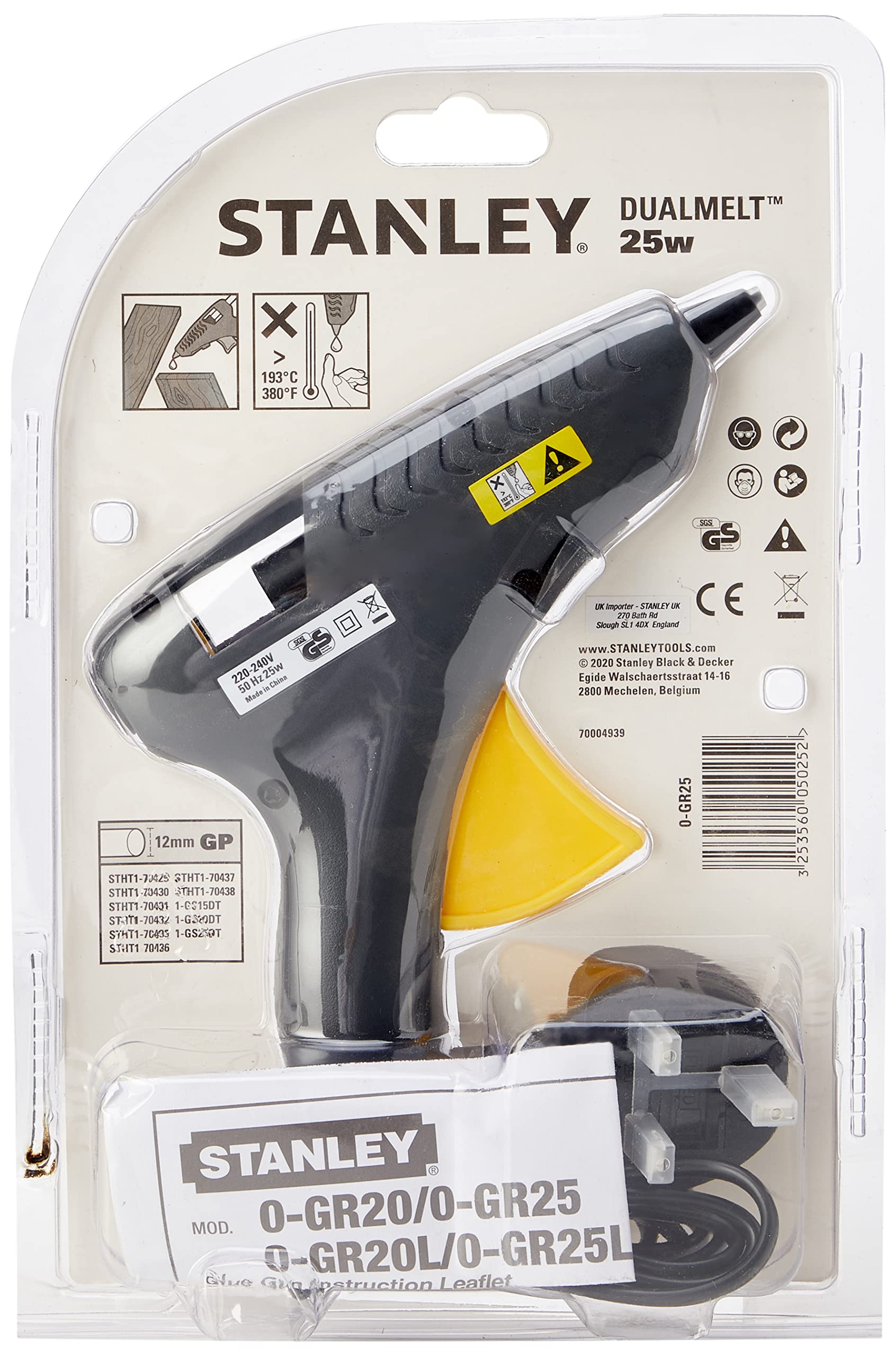 Stanley STA0GR25 Heavy-Duty Glue Gun