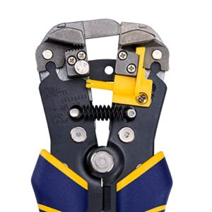 IRWIN VISE-GRIP Wire Stripper, 2 inch Jaw, Cuts 10-24 AWG, ProTouch Grip for Maximum Comfort (2078300)