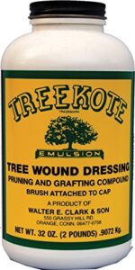 walter e clark 00032 treekote brushtop container, 32 ounce