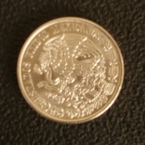 1977 Morelos Cien Pesos Plata Pura 20 Gr. Ley .720 Silver Coin.