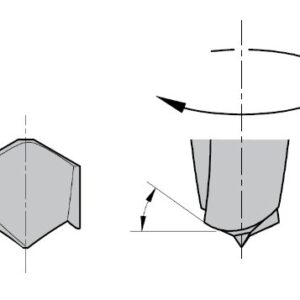 CMT 311.030.22 Solid Carbide Dowel Drill, 3mm (1/8-Inch) Diameter, 10X38mm Shank, Left-Hand Rotation
