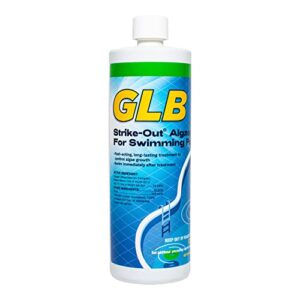 glb pool & spa products 71114 1-quart strike out algaecide