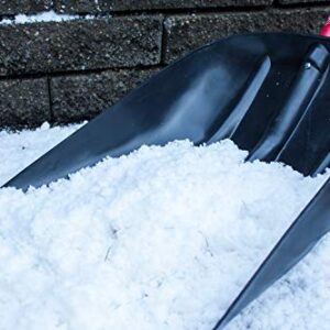 Bully Tools 92400 Snow/Grain Shovel. Fiberglass Dgrip Handle.