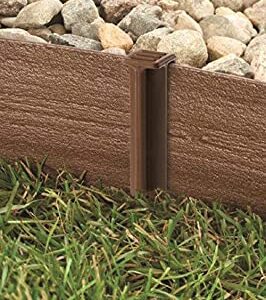 Master Mark Plastics GL61100056514 Landscape Fabric, Edging & Fencing Brown 3inx40ft, 3 Inch by 40 Foot, Natural