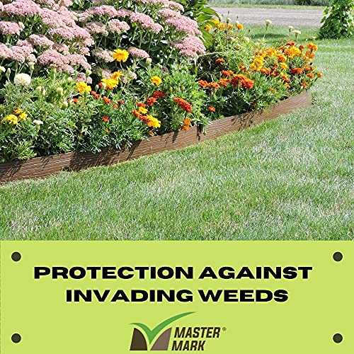 Master Mark Plastics GL61100056514 Landscape Fabric, Edging & Fencing Brown 3inx40ft, 3 Inch by 40 Foot, Natural