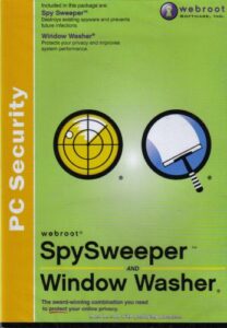webroot spy sweeper and window washer