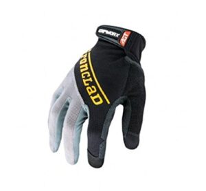ironclad bgw-04-l gripworx series gloves, black, large