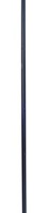 SPARTA 36959500 Quik-Release Metal Mop Handle, Vinyl Coated Handle For Cleaning, 60 Inches, Black