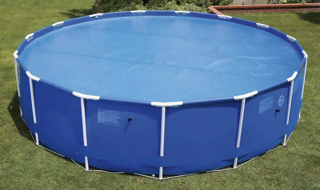 Steinbach Krystal Clear 10-Foot Solar Pool Cover (Bubble tarpaulin of 2.87m Diameter for the pool of 305cm )