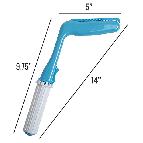 SP Ableware Maddak Toilet Aid Tools, Self Wipe Bathroom Toileting Aid, Long Reach Comfort Wipe, Reach 9.75 Inches, Autoclavable