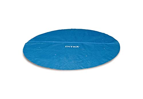 INTEX 28012E Solar Pool Cover: For 12ft Round Easy Set and Metal Frame Pools – Insulates Pool Water – Reduces Water Evaporation – Keeps Debris Out – Reduces Chemical Consumption