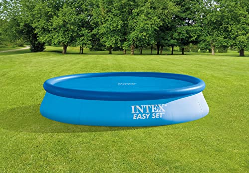 INTEX 28012E Solar Pool Cover: For 12ft Round Easy Set and Metal Frame Pools – Insulates Pool Water – Reduces Water Evaporation – Keeps Debris Out – Reduces Chemical Consumption