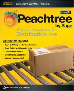 peachtree premium accounting for distribution 2008