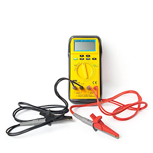 UEI CLM100 Digital Electric Cable Length Meter, Wire Length Meter Measuring Ohm Resistance 65Ω, 30,000 Feet, Copper and Aluminum Wire Between 4/0 to 26 ga