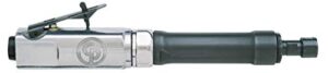 chicago pneumatic cp860es - air die grinder tool, welder, woodworking, automotive car detailing, stainless steel polisher, heavy duty, straight, ext. anvil, 1/4 inch (6 mm), 0.54 hp/ 400w - 24000 rpm